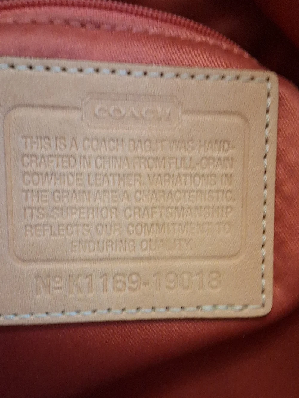 Coach Poppy Whipstitch Natural Leather Hobo Tote October 2011 - Picture 12 of 15